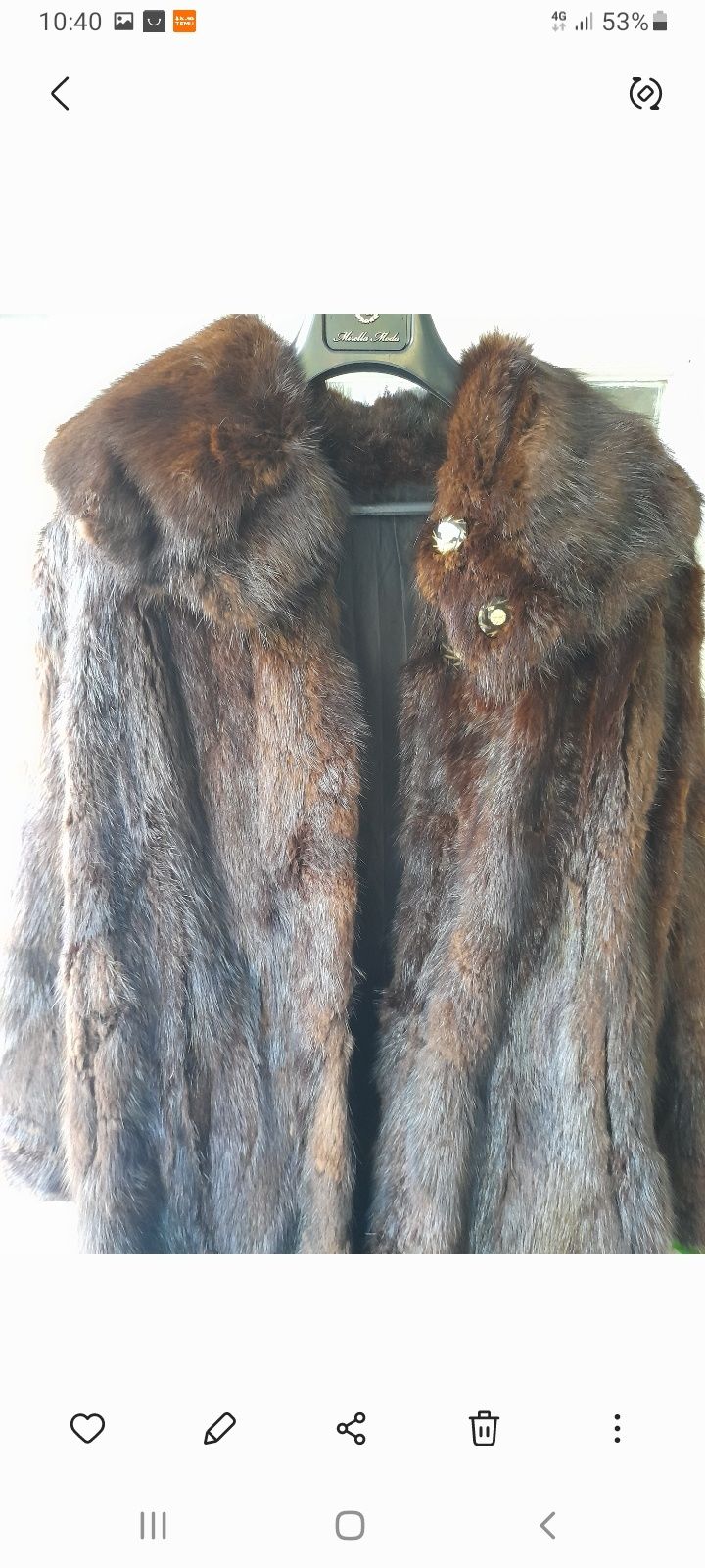 Шуба норковая L, XL