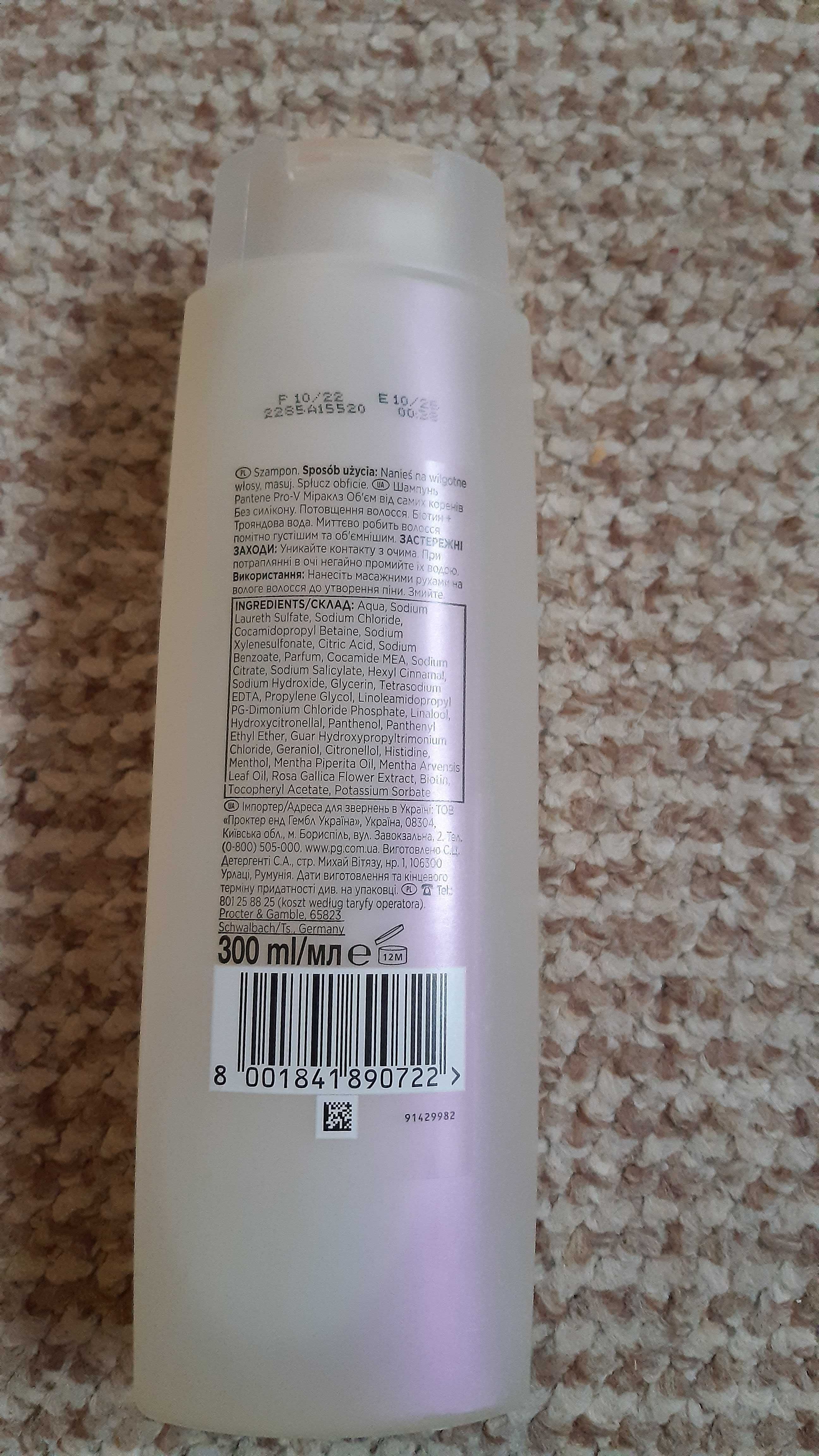 Nowy szampon Pantene pro-v Miracles Lift & Volume