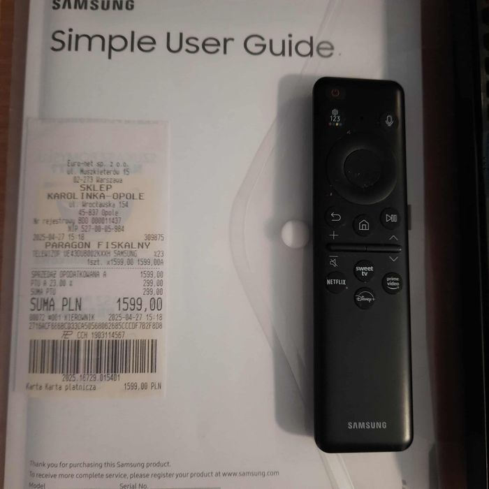 Telewizor SAMSUNG DU8000 43"