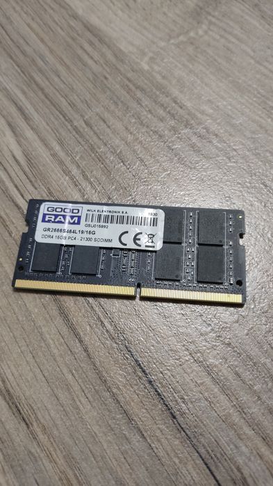 Pamięć RAM Goodram 16GB 2666MHz CL19 DDR4 SODIMM