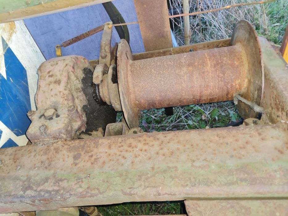 Mercedes Atego 814 najazd przyczepa rozrzutnik