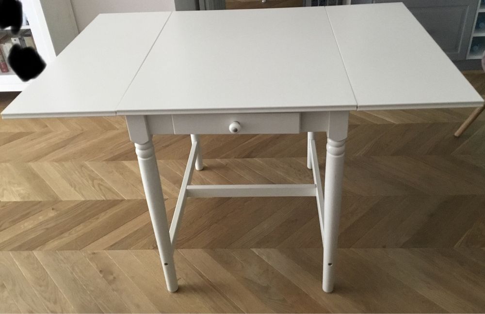 Biurko stół rozkładany z szufladą Ikea Ingatorp