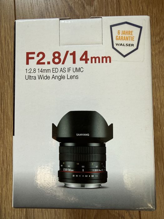 Samyang 14mm F2.8 Fuji X, Ultra szeroki obiektyw,14/10, Fujifilm X