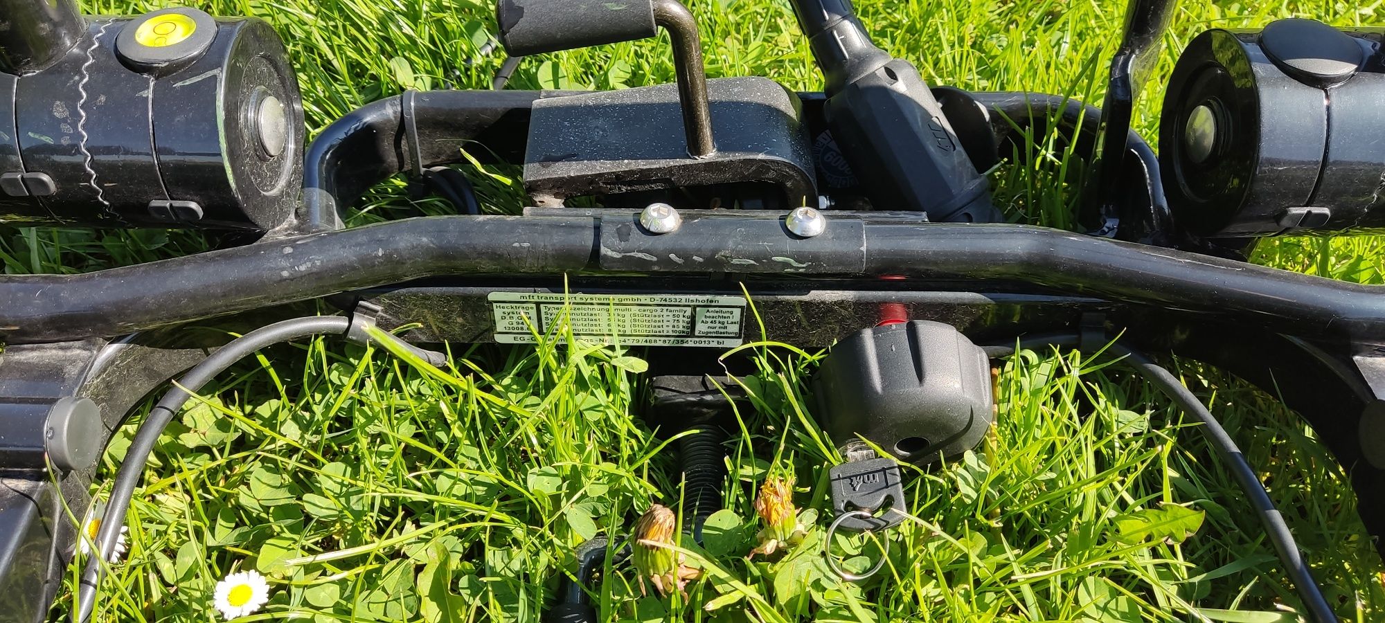 max 100kg MFT bagażnik rowerowy HAK 3 rowery UCHYLNY elektryczny