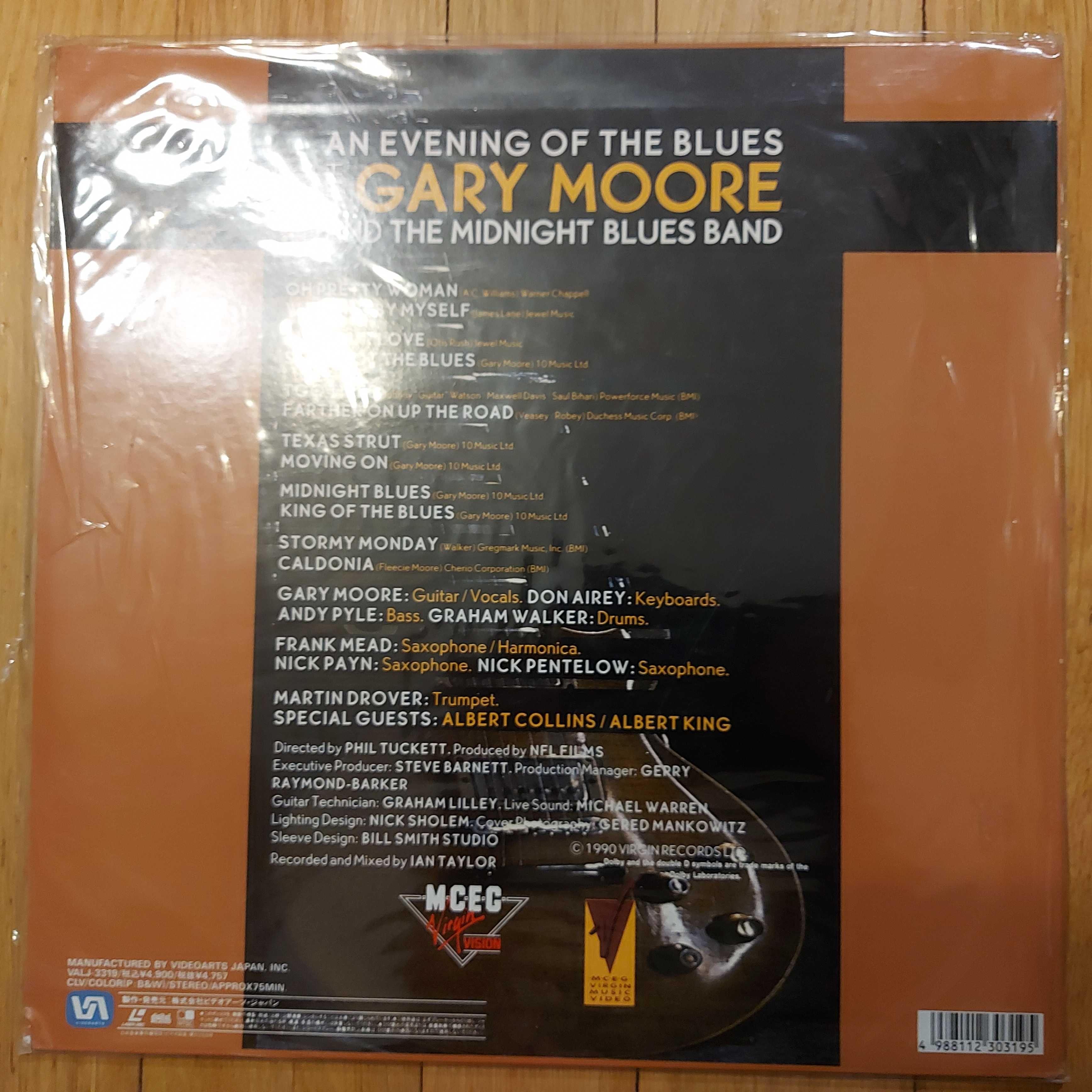 Laserdisc  Gary Moore, With The Midnight Blues Band ‎– An Evening Of