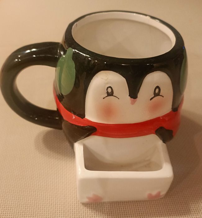 Kubek świąteczny pingwinek