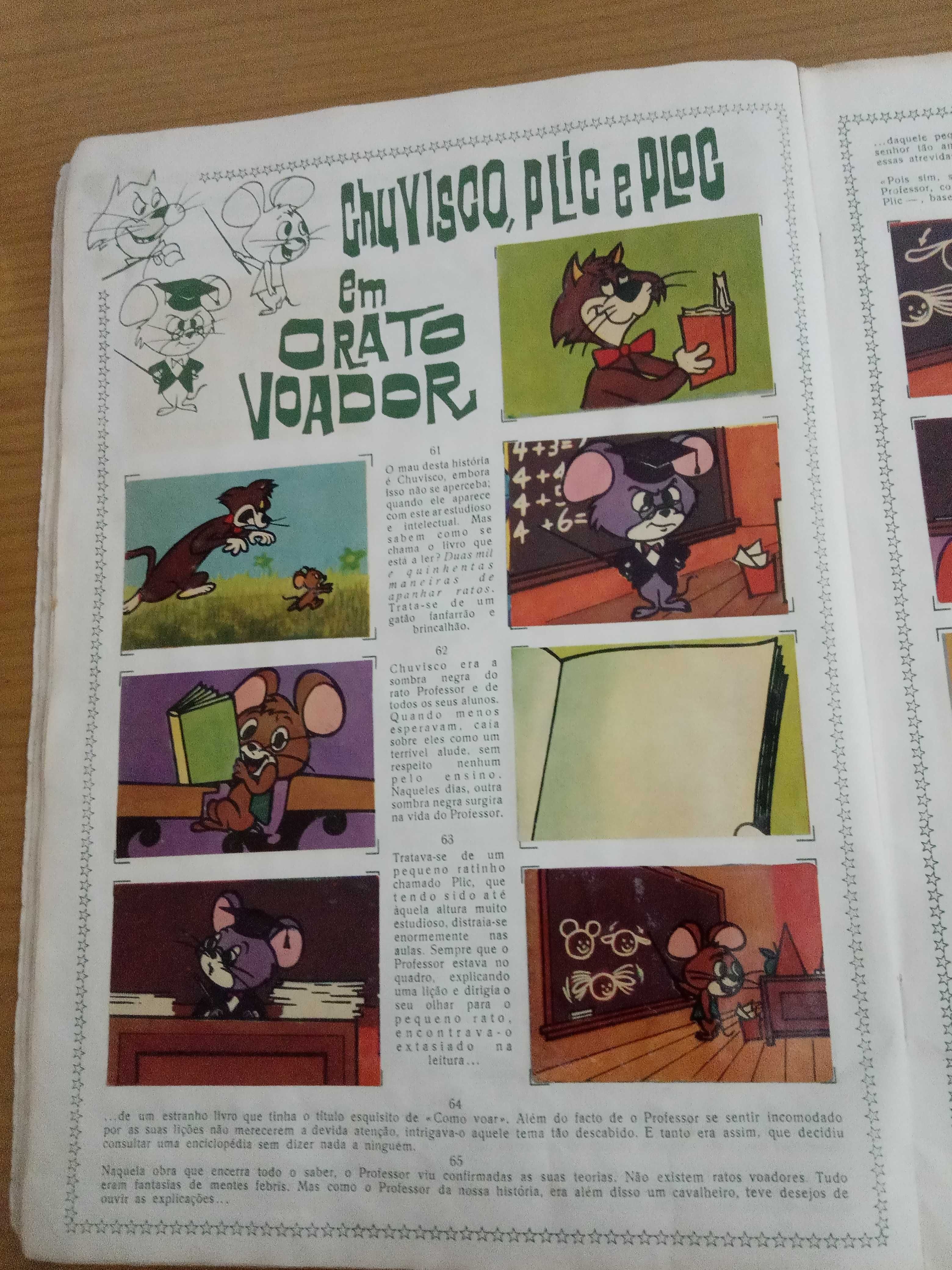 Caderneta de cromos completa - Dom Pixote & Cª