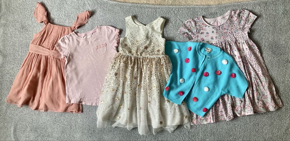 Ubranka na lato 104 Next H&M Lindex KappAhl paka ubranek