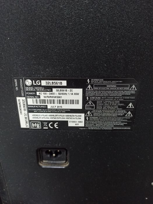 Tv Led LG 32" Avariada