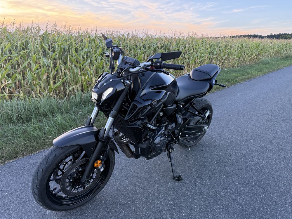 Yamaha MT07 Black A2 35kW 2023r mały przebieg Transport