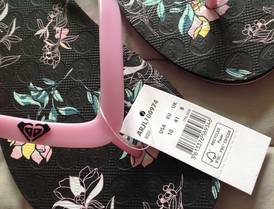 Roxy nowe klapki japonki 41