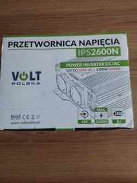 Przetwornica napięcia VOLT 12V 1300W 230V 2600W NOWA