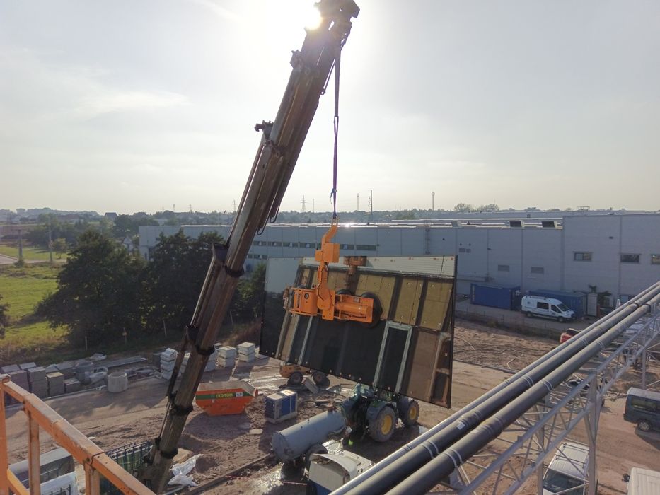 Usługi hds transport dźwig platforma