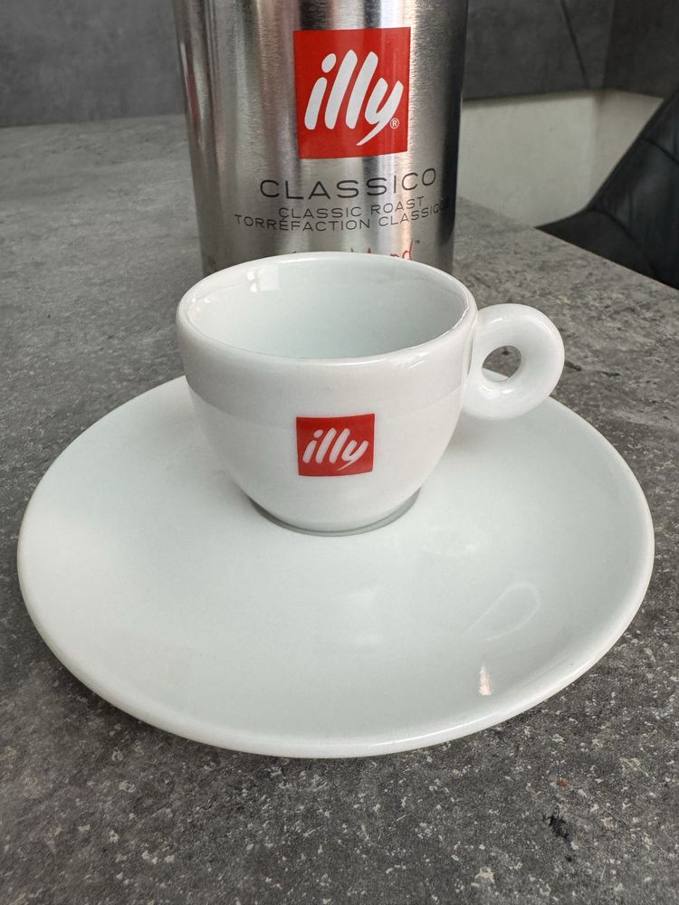 Чашка з блюдцем для кави еспресо, illy, guarani , 60 мл