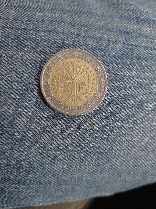 moeda de 2€ francesa 2002