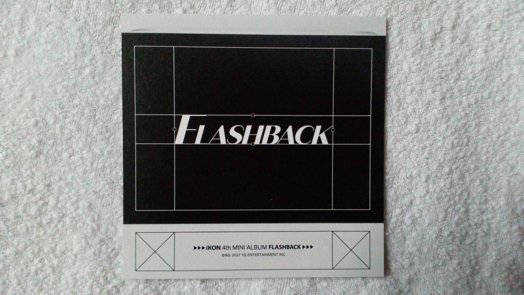 DK Donghyuk ikon flashback photocard karta kolekcjonerska kpop