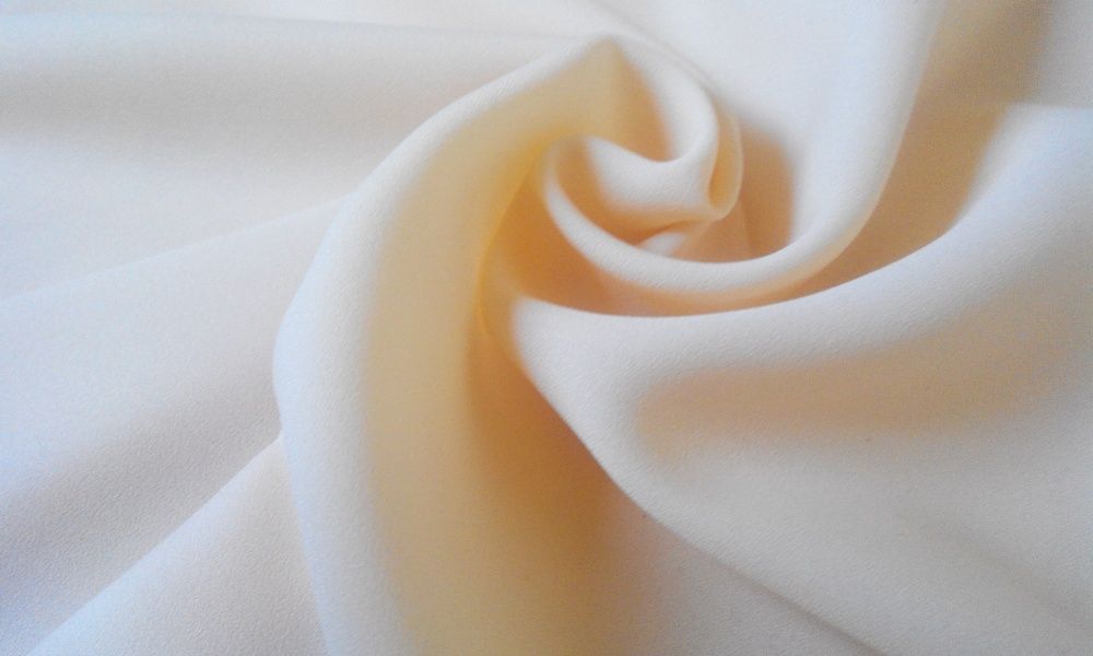 Отрезы креп-шифон (полиэстр),цвет персик.