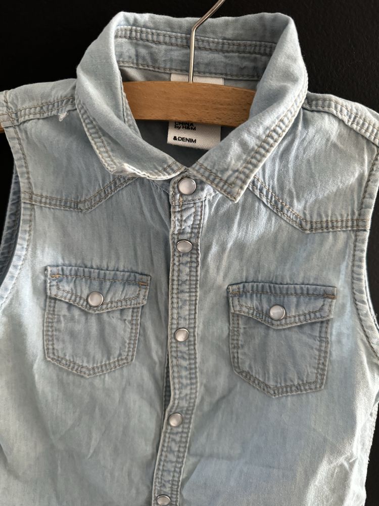 H&M koszula jeansowa, cotton,rozmiar 110