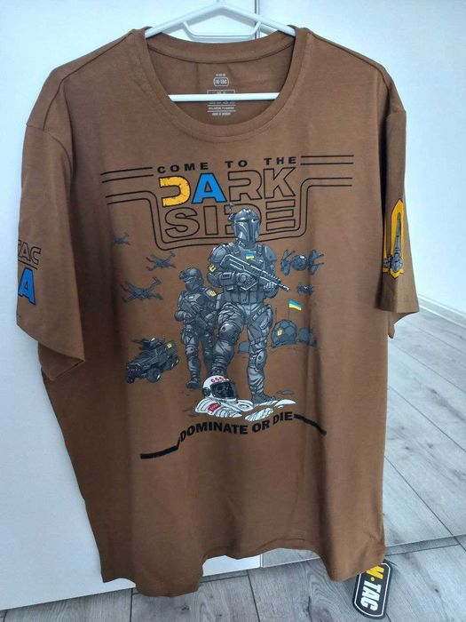 M-Tac футболка з принтом UA Side Coyote Brown розмір XL