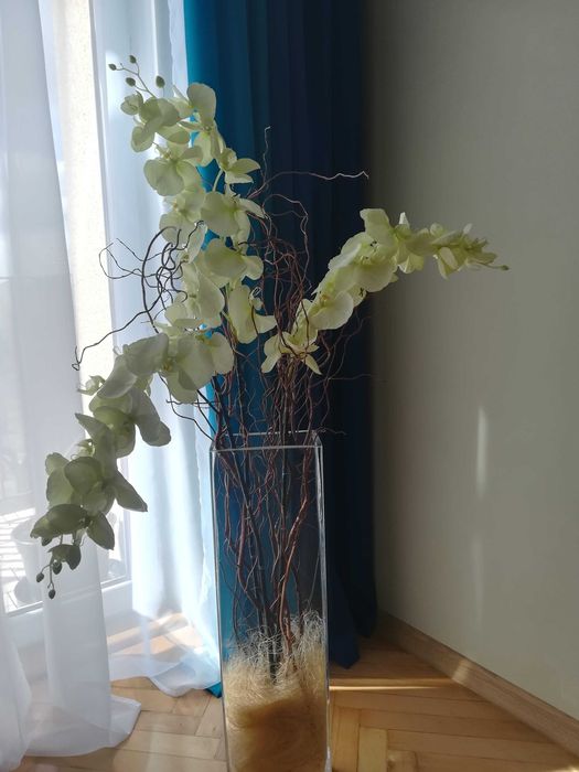 STORCZYKI materiał bardzo długie 110cm 3szt. kolor ecru/wanilia