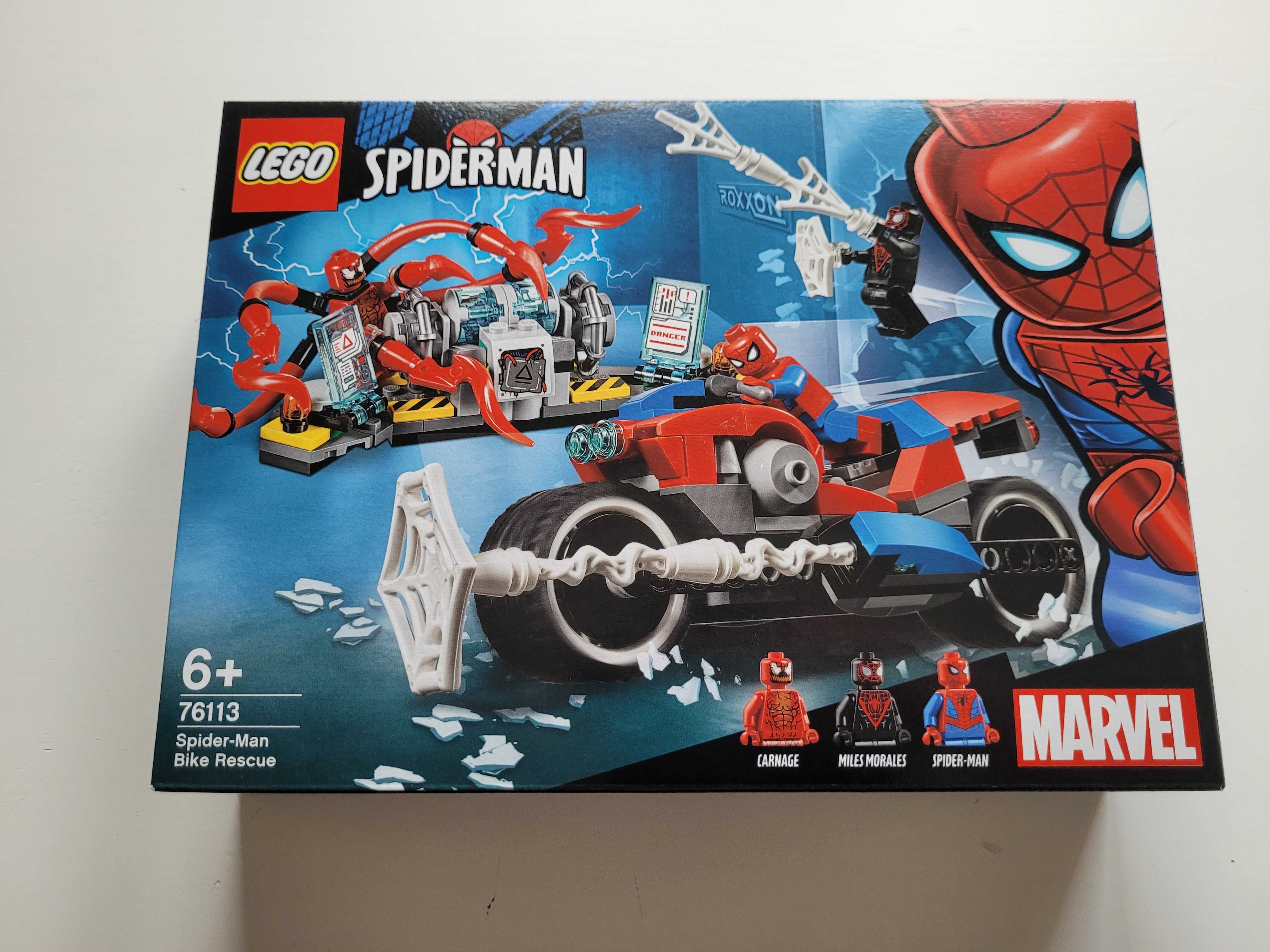 Lego 76113 Super Heroes Pościg motocyklowy Spider-man'a nowy