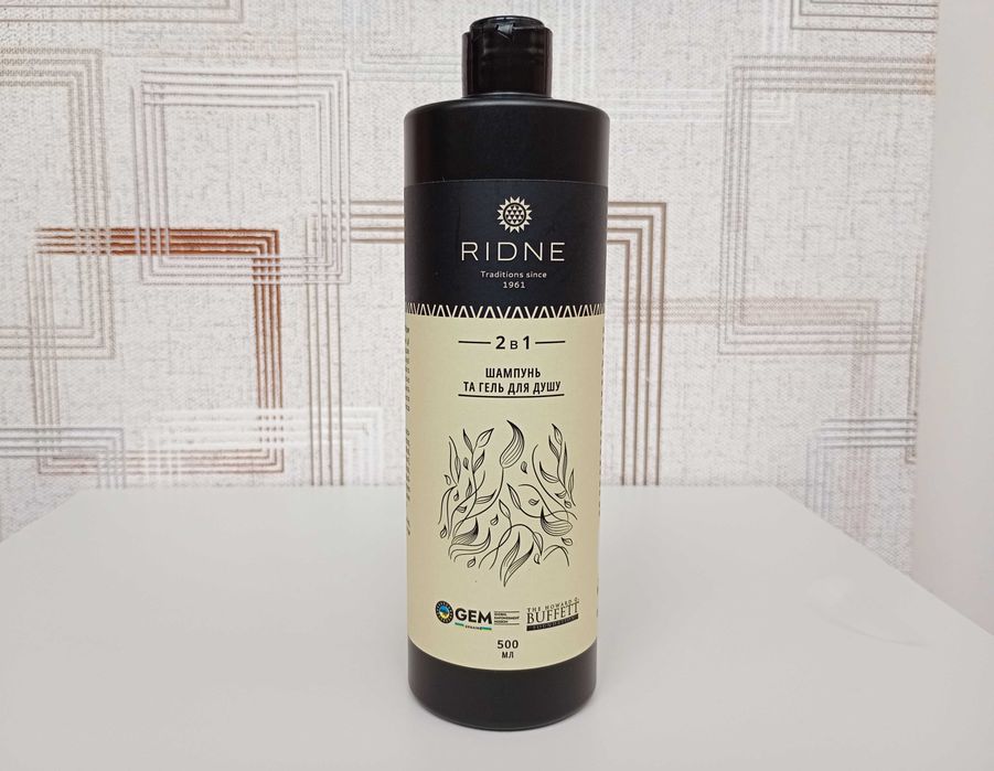 Шампунь и гель для душа Рідне 500мл