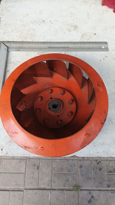 Робоче колесо (крильчатка) вентилятора вц 4-75 2,5