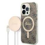 Zestaw Guess GUBPP14LH4EACSW Case+Charger iPhone 14 Pro 6,1"