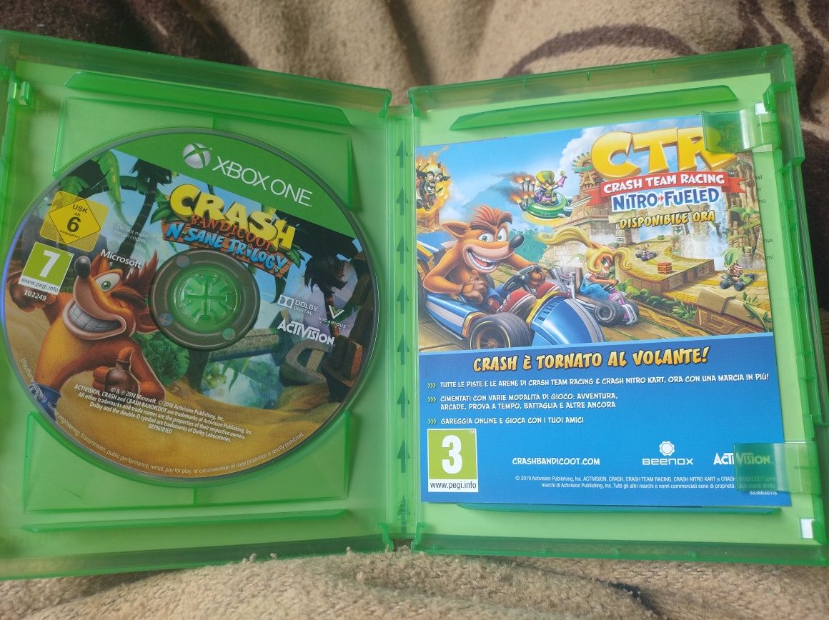 Crash bandicoot n sane trilogy XBOX series x one