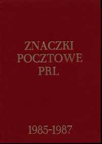 Klaser jubileuszowy 1985-87 kasowane + blok 88 czysty