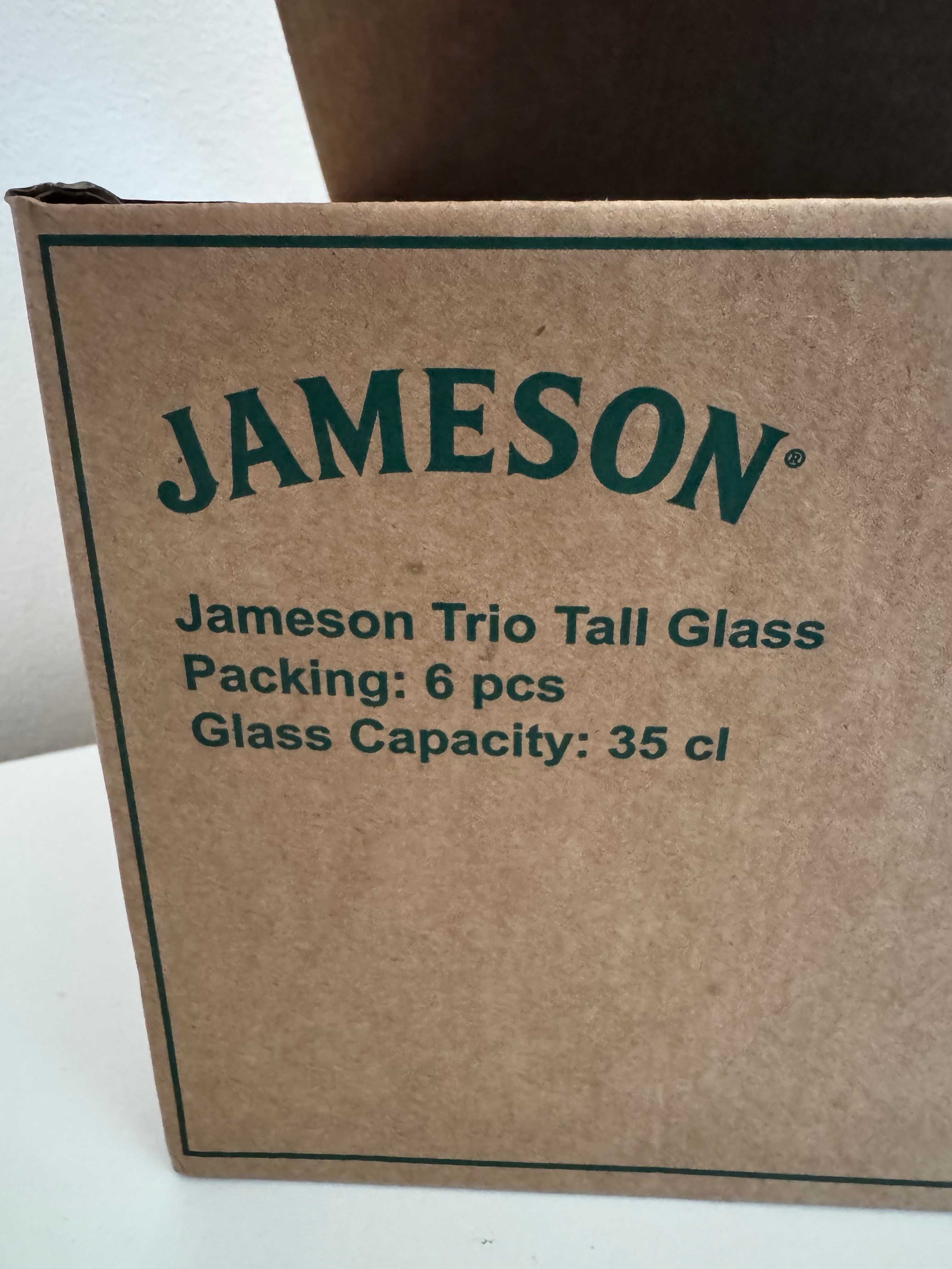 Komplet 6 szt szklanek JAMESON 350ml