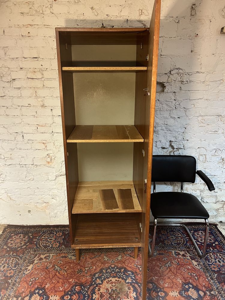 Szafa jednodrzwiowa pólki pałąk prl vintage retro