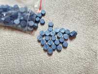 Wosk do pieczęci pieczętowania Dusty blue zgaszony niebieski lak