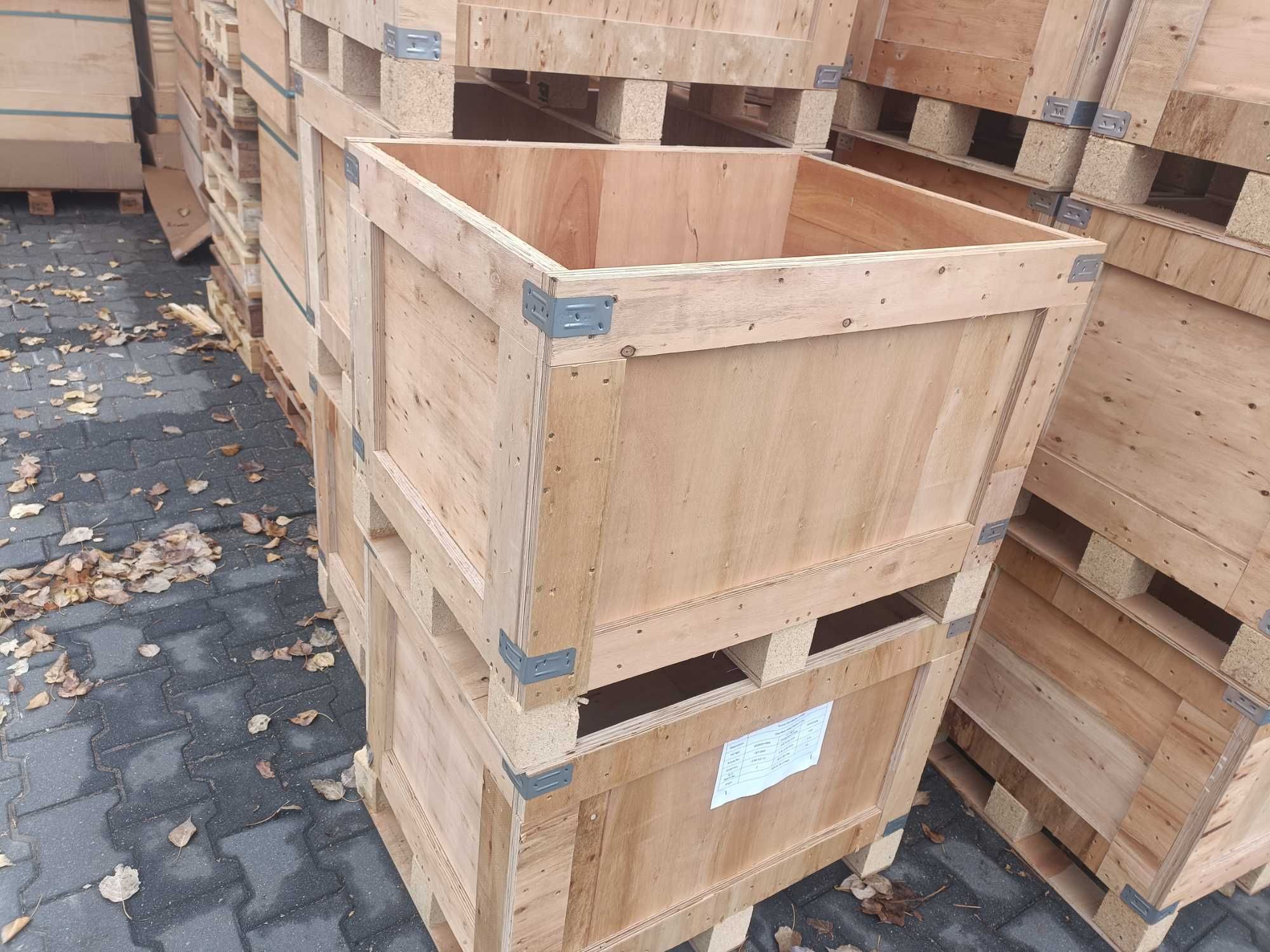 Skrzynia pojemnik sklejka 80x60 do wysyłek i przechowywania