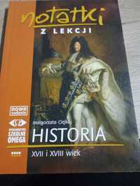 Notatki z lekcji Historia XVII i XVIII Małgorzata Ciejka