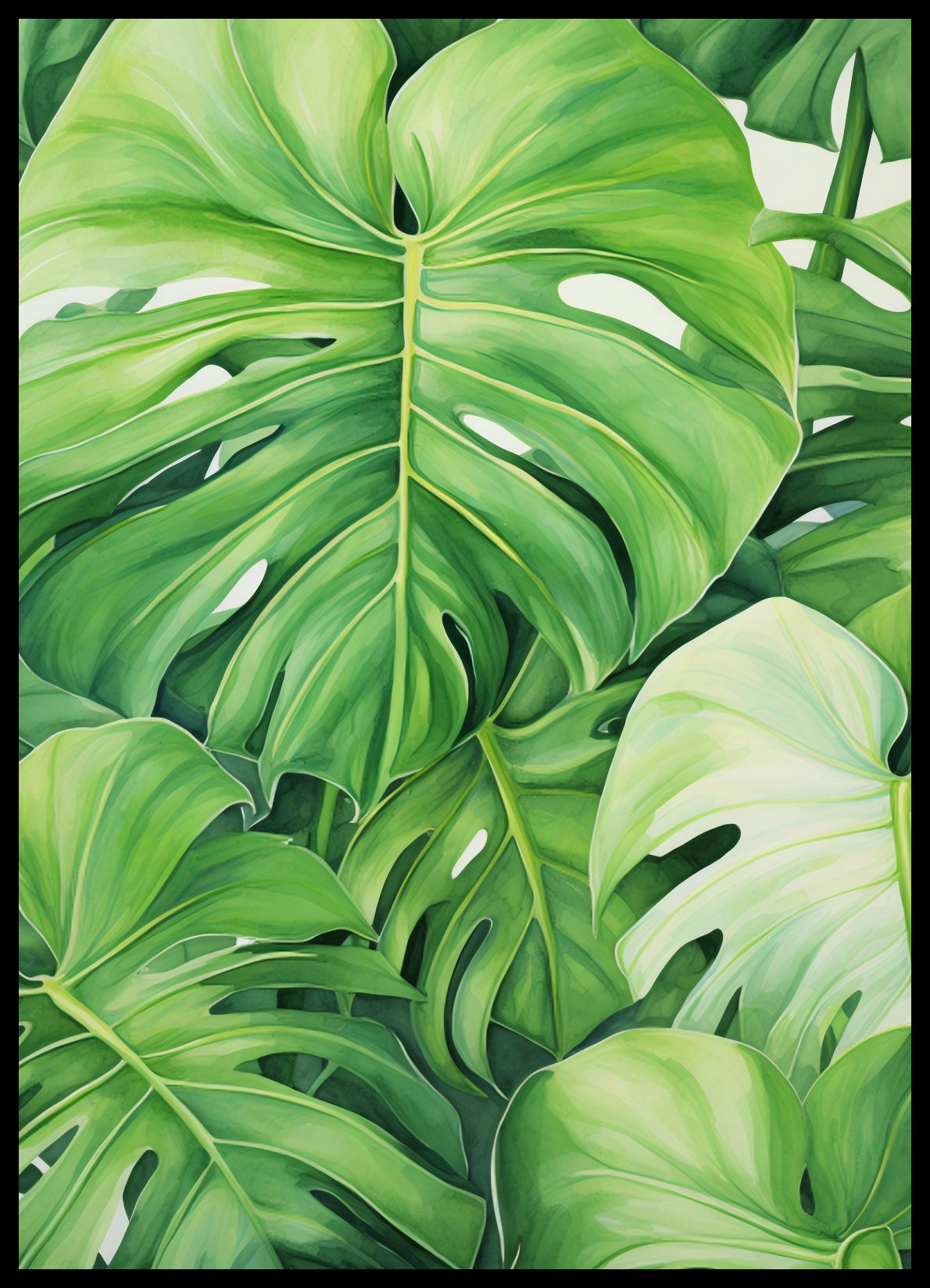 Plakat 50x70cm Tajemnice Liści