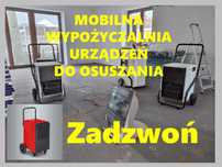 Wynajem osuszacz nagrzewnica wypożyczalnia  osuszanie ozonator zalanie
