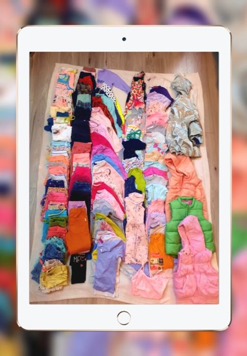 Paka ciuchów dla dziewczynki 98-104