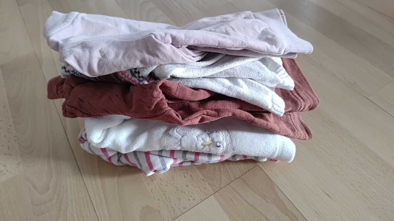 4 ciepłe bluzy + sweterek 68