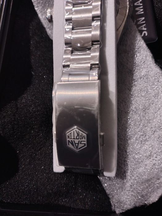 zegarek San Martin SN0054 GMT szafir