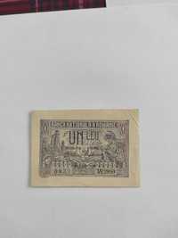Banknot UN LEU Rumunia 1915
