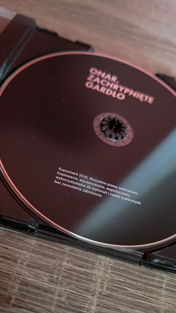 Onar "Zachrypnięte gardło" płyta CD (wydanie preorderowe)