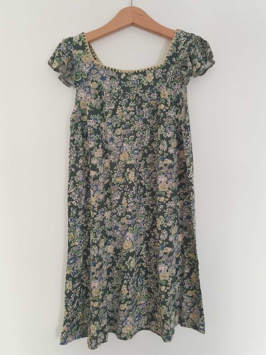Vestido de verão florido (6 anos)