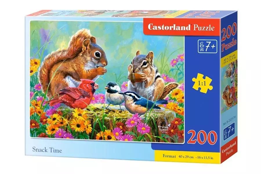 Puzzle 200 elementów. Snack Time. Castorland