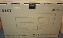 Nowy monitor MSI PRO MP242A 24 cale 100Hz z głośnikami FullHD Gwar.