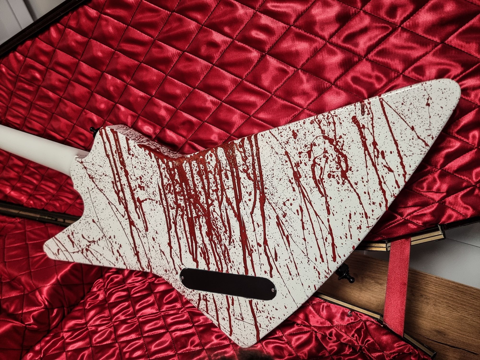 Epiphone Explorer Custom Blood Splatter Paimon 1958 gitara elektyczna