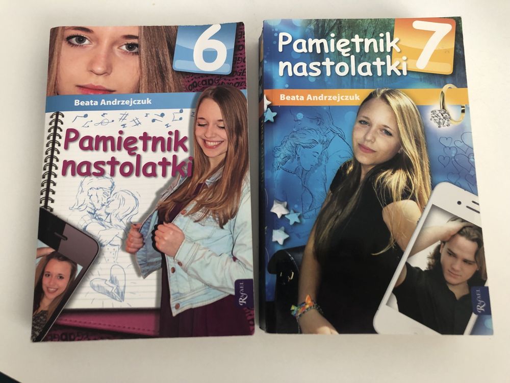 Dwie ksiazki pamietnika nastolatki