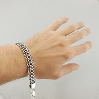 Широкий серебряный браслет Питон Чоловічий браслет срібло Венеція