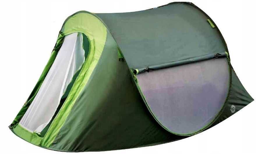 Namiot samorozkładający Utendors 2 osobowy wodoodporny samonośny zielo