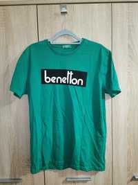 United Color of Benetton - t-shirt zielony - rozmiar L